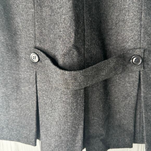 Vintage 60’s Long Gray Wool Blend Skirt Boho Cottage Waist 28 - Picture 4 of 7